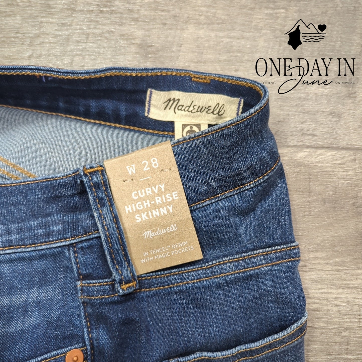 Madewell Curvy High Rise Skinny Jeans Size 28 (6)