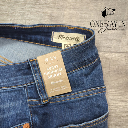 Madewell Curvy High Rise Skinny Jeans Size 28 (6)