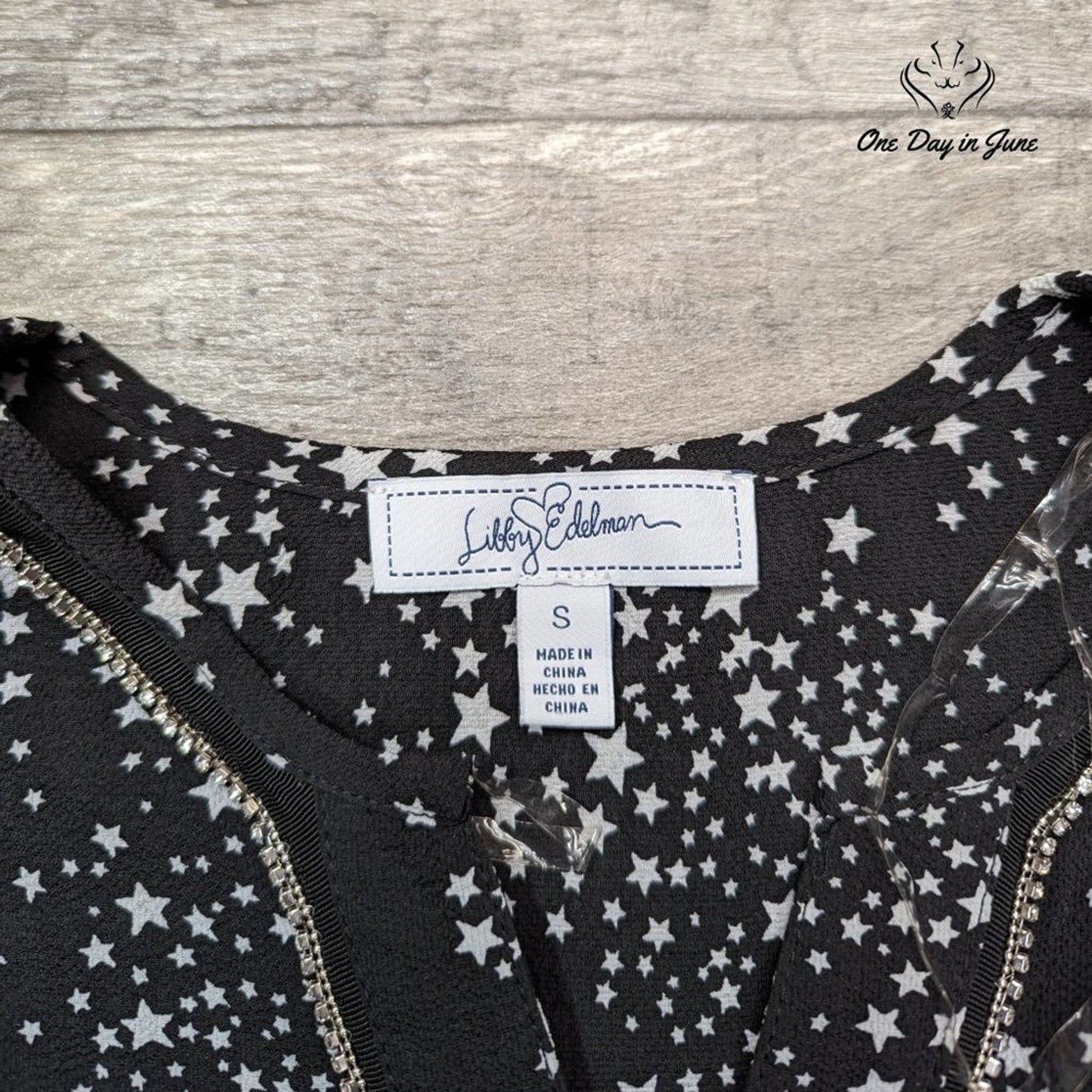 Libby Edelman Long Sleeve Blouse Size S