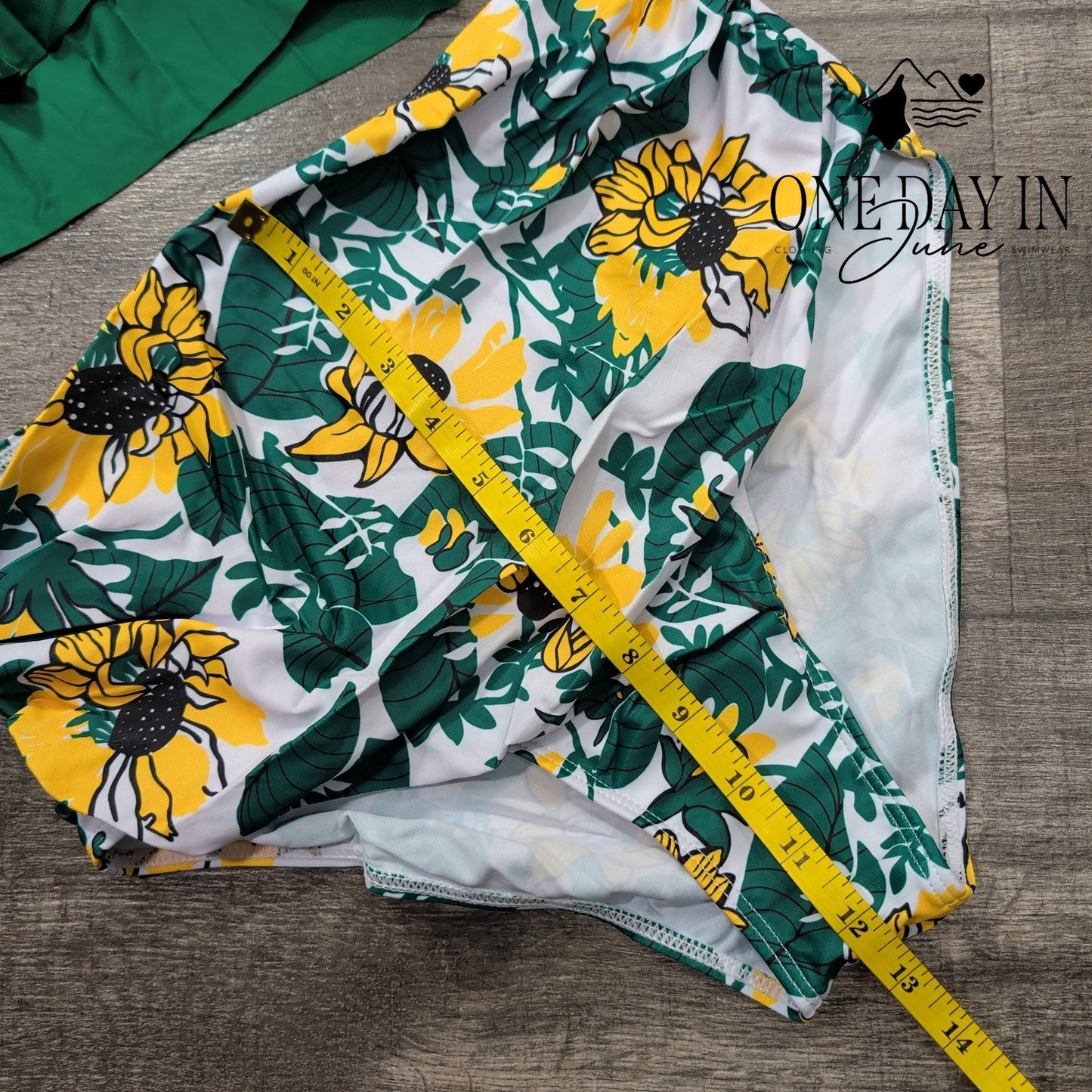 Adisputent High Waist Flounce Bikini Swimsuit Size S