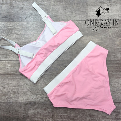 Aleumdr Crop Bikini Swimsuit Size M