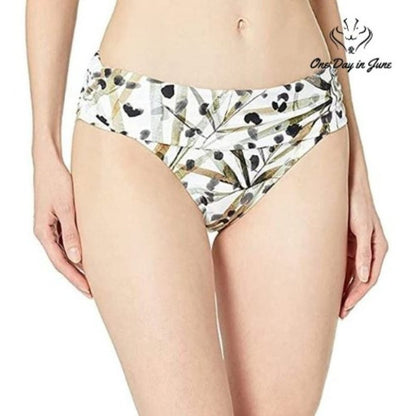 Kenneth Cole Shirred Band Hipster Bikini Bottom Size XL