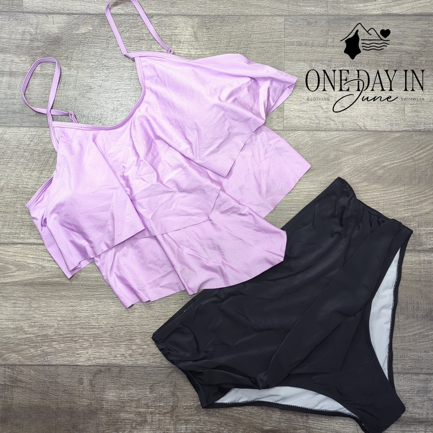 Adisputent High Waist Flounce Bikini Swimsuit Size XXL