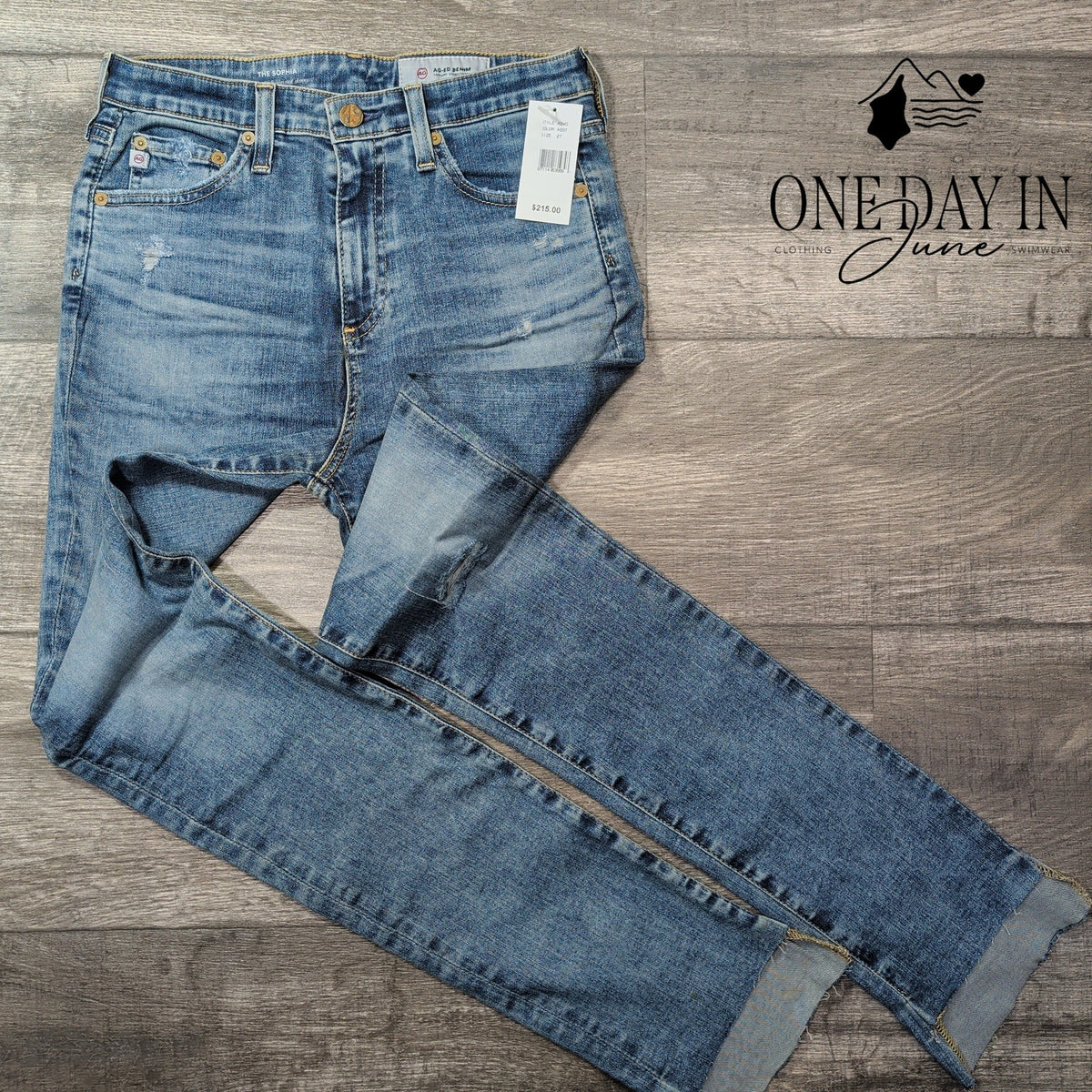 AG Adriano Goldschmied The Sophia High Rise Skinny Jeans NWT Size 4 (27)