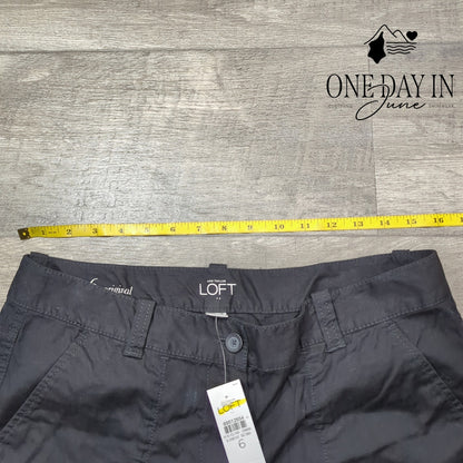 Loft The Original Cropped Cargo Pants Size 6