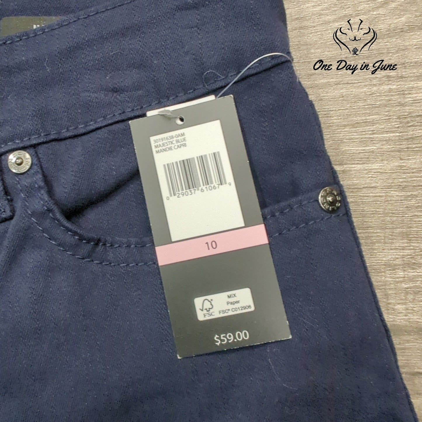 Bandolino Mandie Capri Pants Size 10
