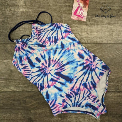 Kanu Surf Jasmine Beach Sport Halter One Piece Swimsuit Size 10