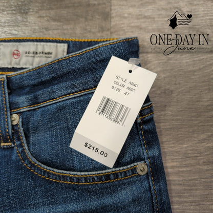 AG Adriano Goldschmied Farrah Skinny Ankle High Rise Jeans Blue NWT Size 4 (27)