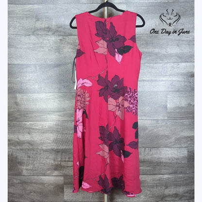 Liz Claiborne Sleeveless Floral Dress Size 10