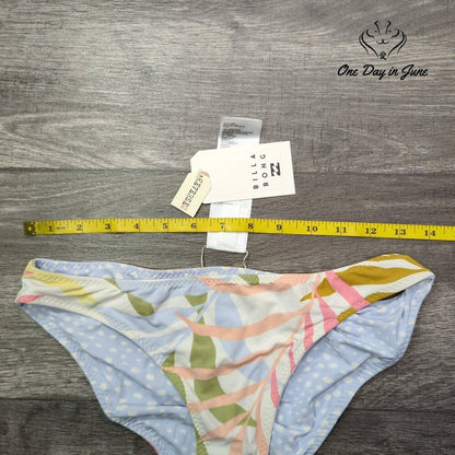 Billabong Tropic Jungle Lowrider Bikini Bottom Reversible Floral NWT Size M
