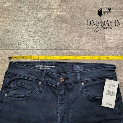 AG Adriano Goldschmied Farrah Skinny Ankle Jeans High Rise NWT $215 Size 4 (27)