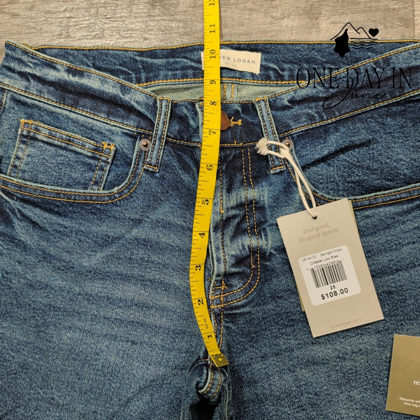 Oliver Logan Chester Low Rise STraight Leg Jeans Size 0 (25)