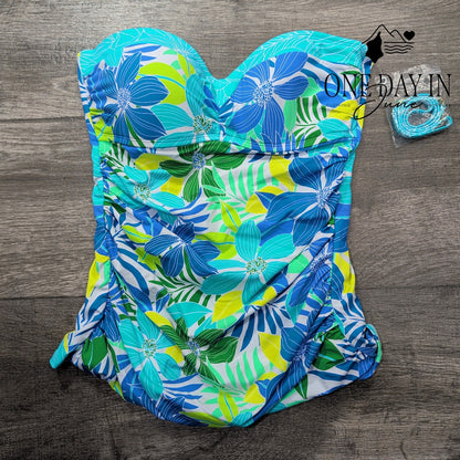 Bleu Rod Beattie Sweetheart Tankini Top Size 6