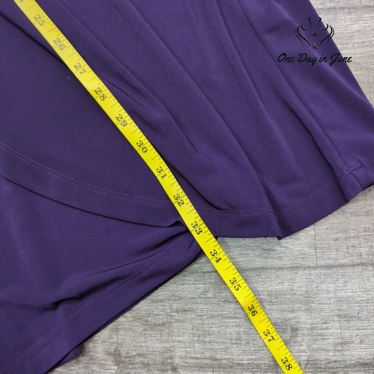 Connected Apparel Ruched Cowl Neck Sheath Dress Eggplant Purple NWT Size 6