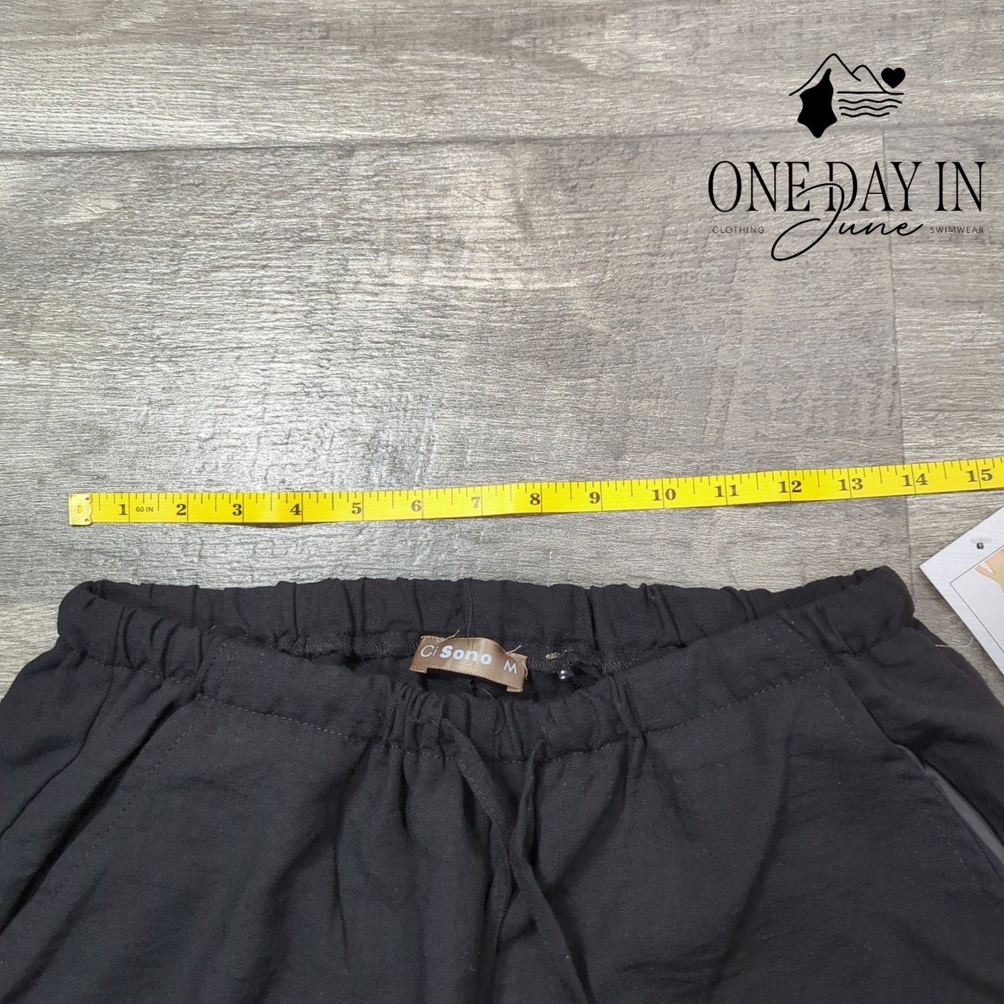 CiSono Drawstring Casual Pants Size M