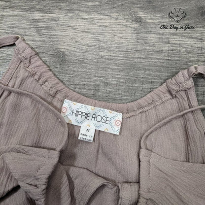 Hippie Rose Women's Adjustable Strap Cami Top Size M