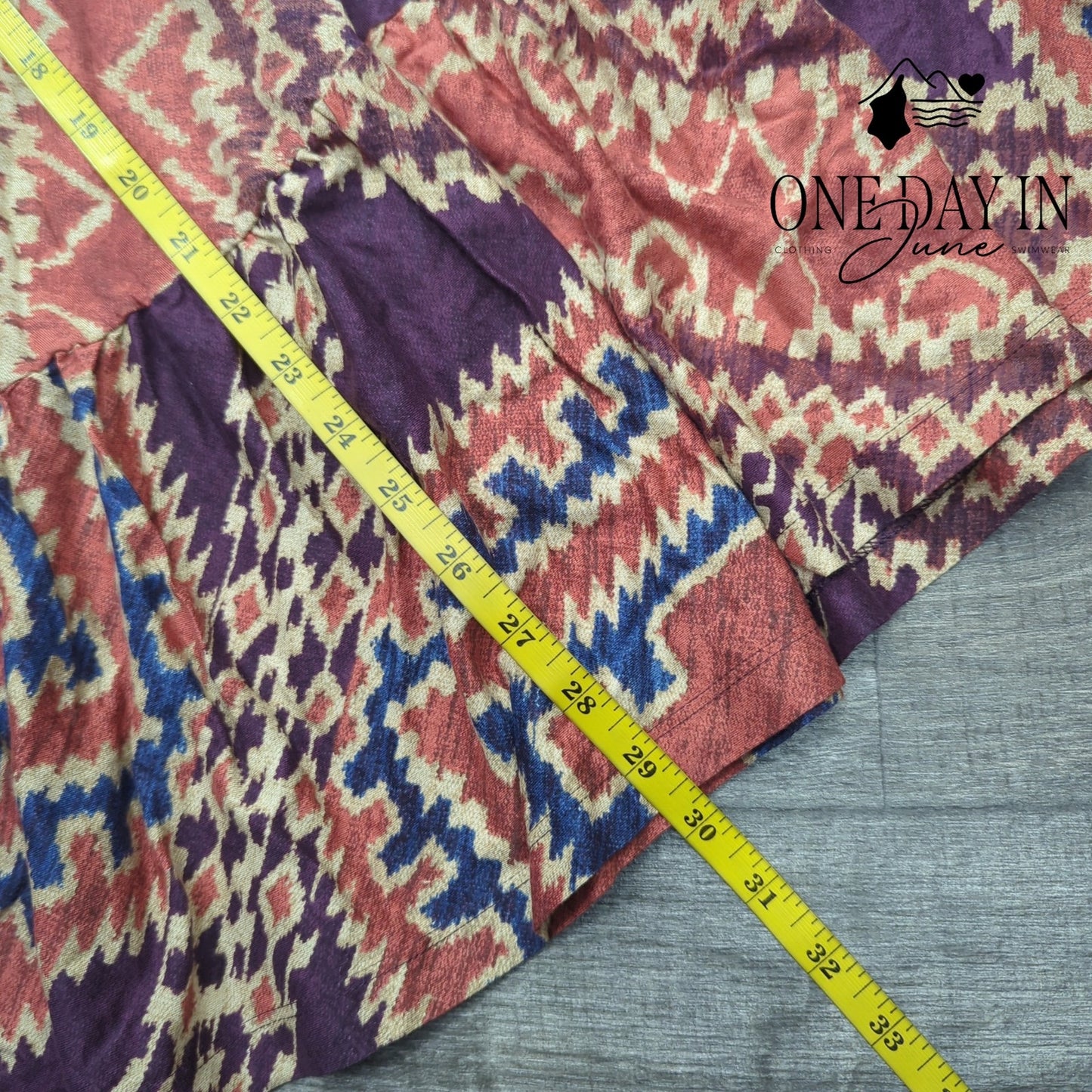 Chaps Pull On Midi Skirt Size L
