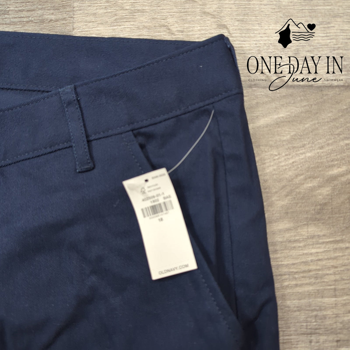 Old Navy High Rise Skinny Pants Navy Blue Stretch Chino NWT Size 18