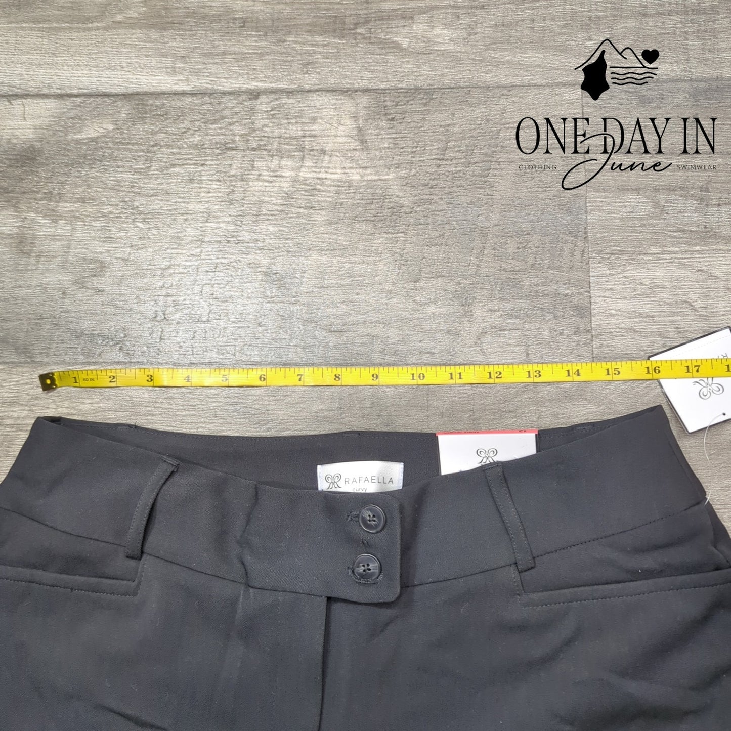 Rafaella Curvy Short Length Pants Size 12 Short