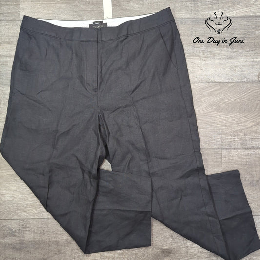 Talbots Chelsea Linen Pants Size 14