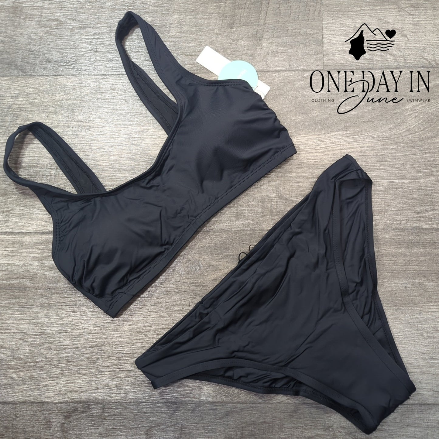 Beautikini Crop Bikini Swimsuit Size S