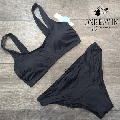 Beautikini Crop Bikini Swimsuit Size S