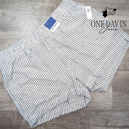 Old Navy Linen Pull On Casual 3.5" Shorts Size XL