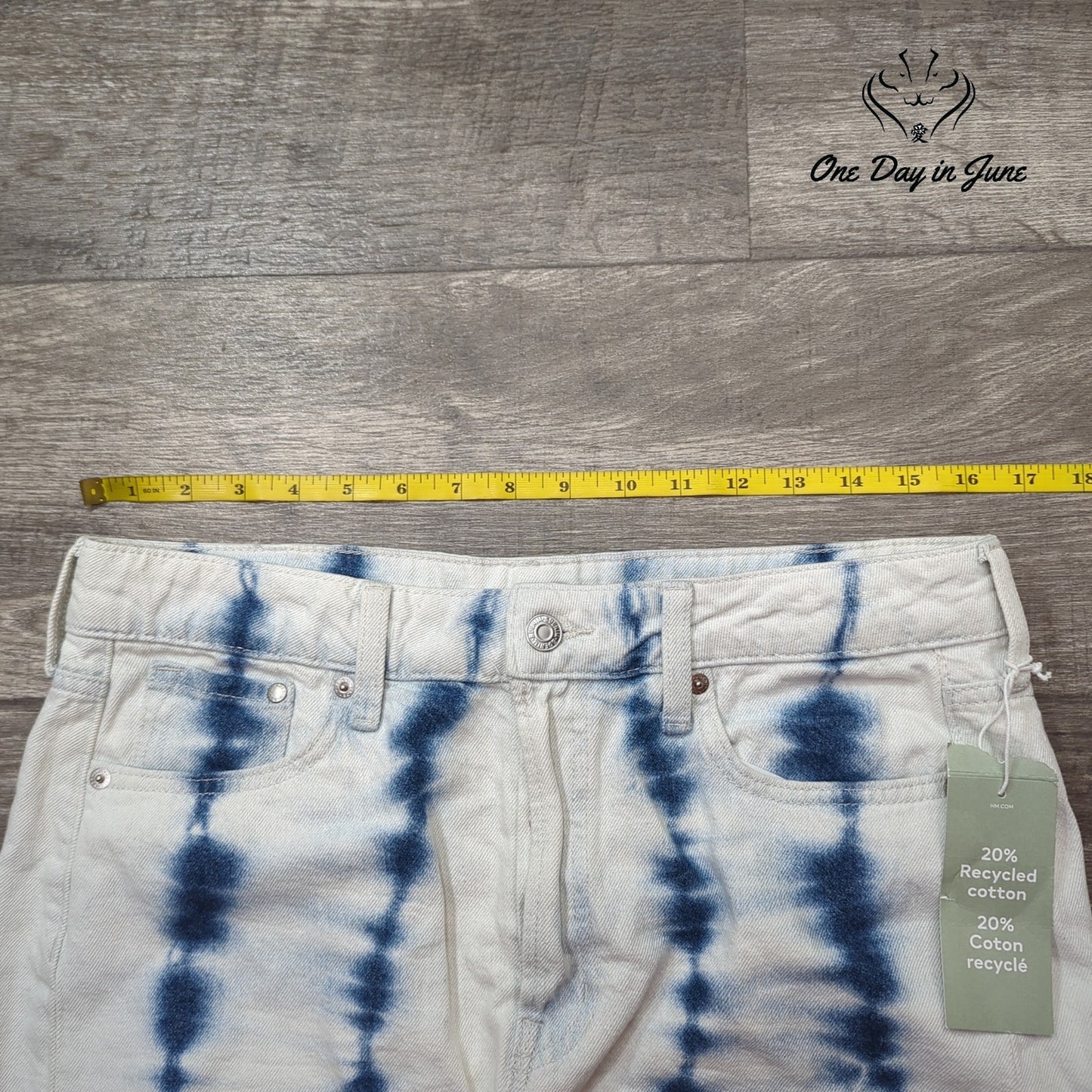 &Denim Cut Off Denim Shorts Size S