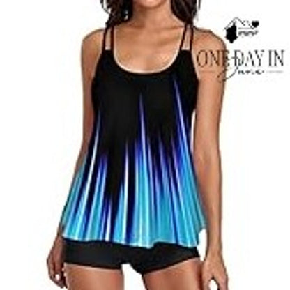 Zando Boyshort Tankini Swimsuit Size 2XL
