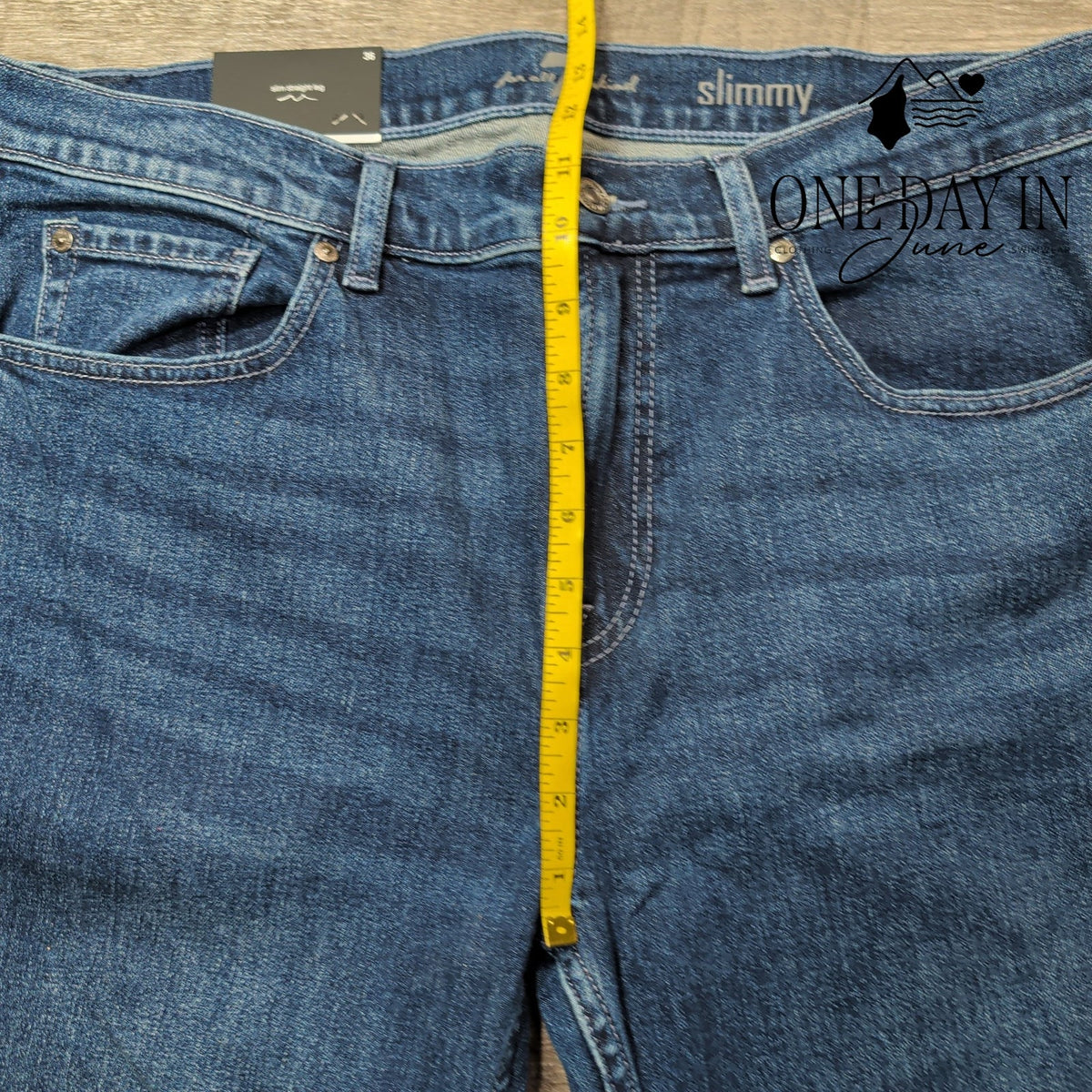 7 For All Mankind Slimmy Slim Straight Leg Jeans Blue NWT Size 36X33