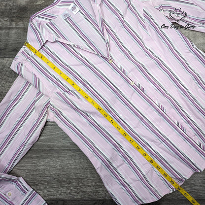 G.H. Bass Vintage Button Down Top Size M