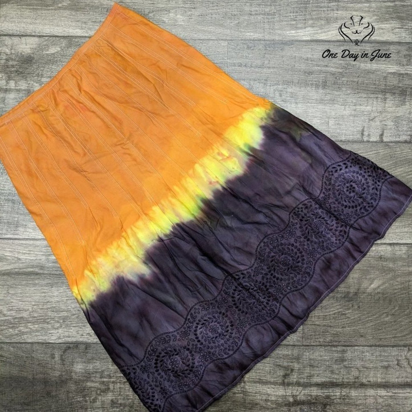 Loft Tie Dye A Line Skirt Size 2