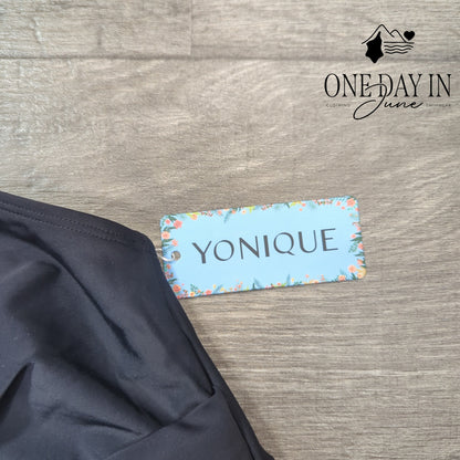 Yonique Halter Bikini Top Size L