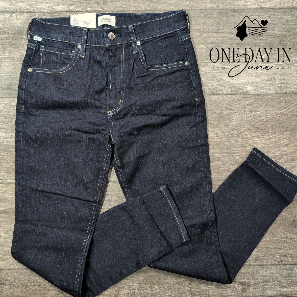 Citizens of Humanity Sloane Skinny Jeans Dark Indigo Solace NWT Size 4 (27)