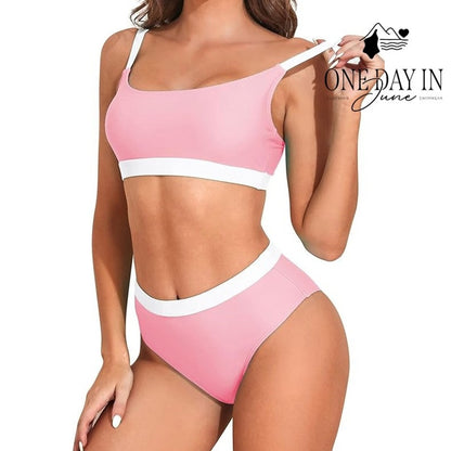 Aleumdr Crop Bikini Swimsuit Size M