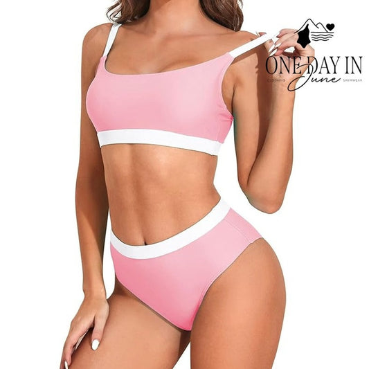 Aleumdr Crop Bikini Swimsuit Size M