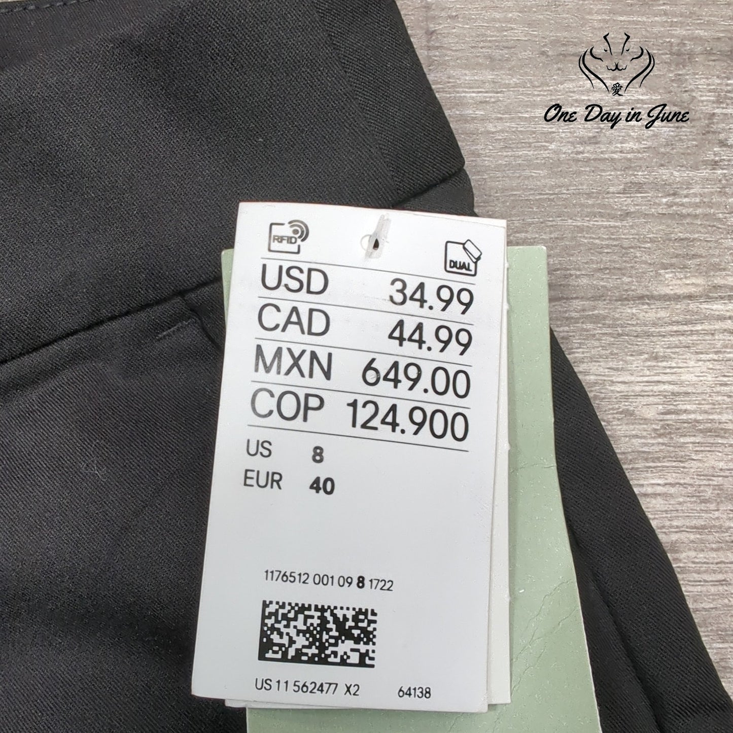 H&M Straight Leg Dress Pants Size 8