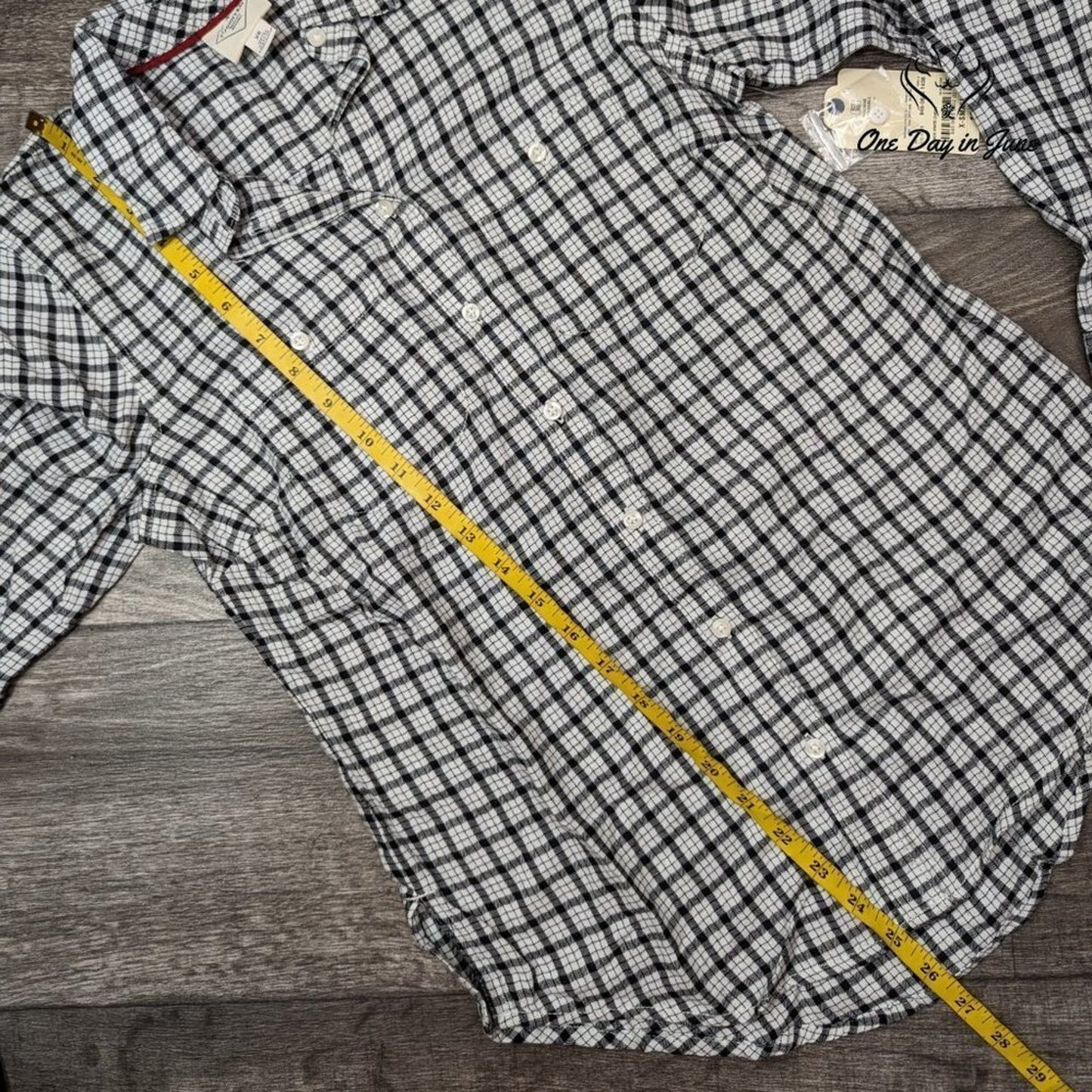 St. John's Bay Classic Fit Flannel Shirt Size XS