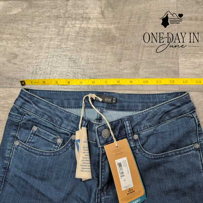 PrAna Low Rise Kara Straight Leg Jeans Size 0