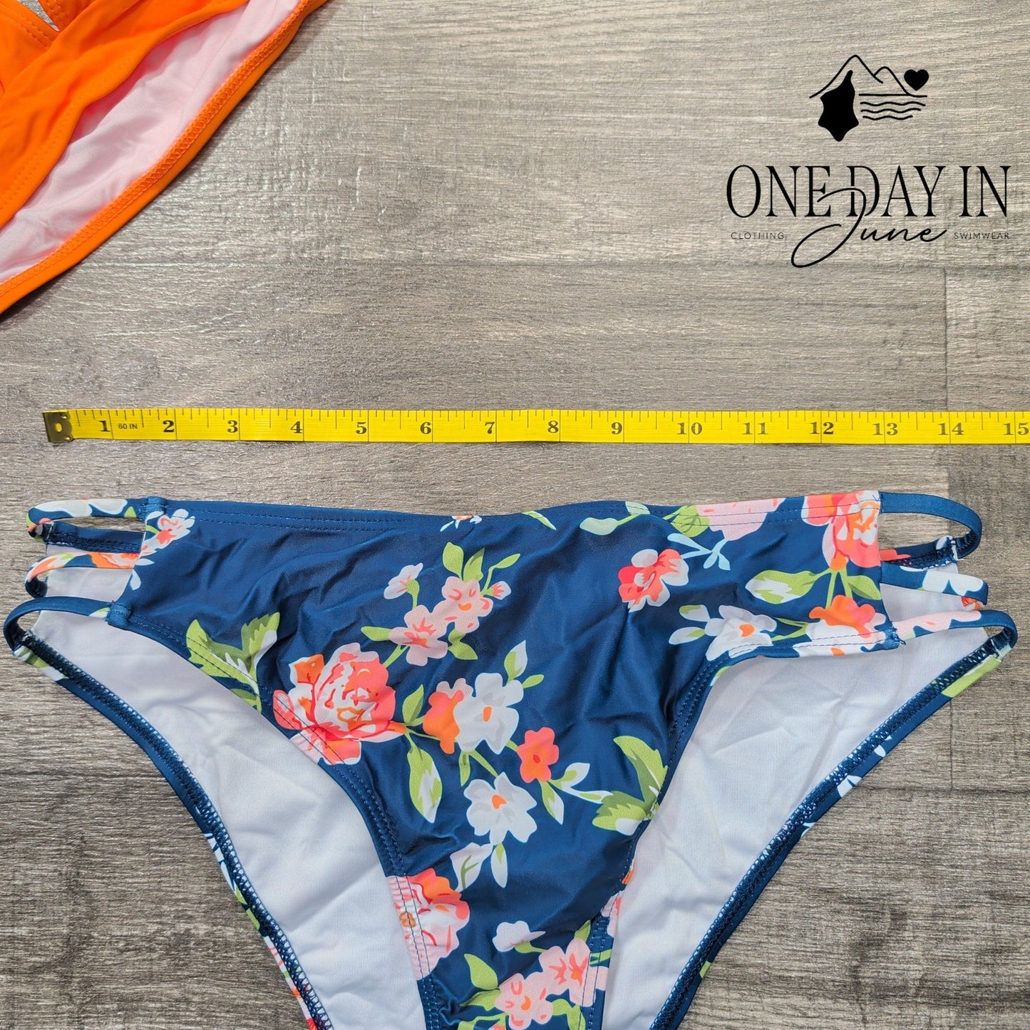 Aleumdr Floral Bikini Swimsuit Size L