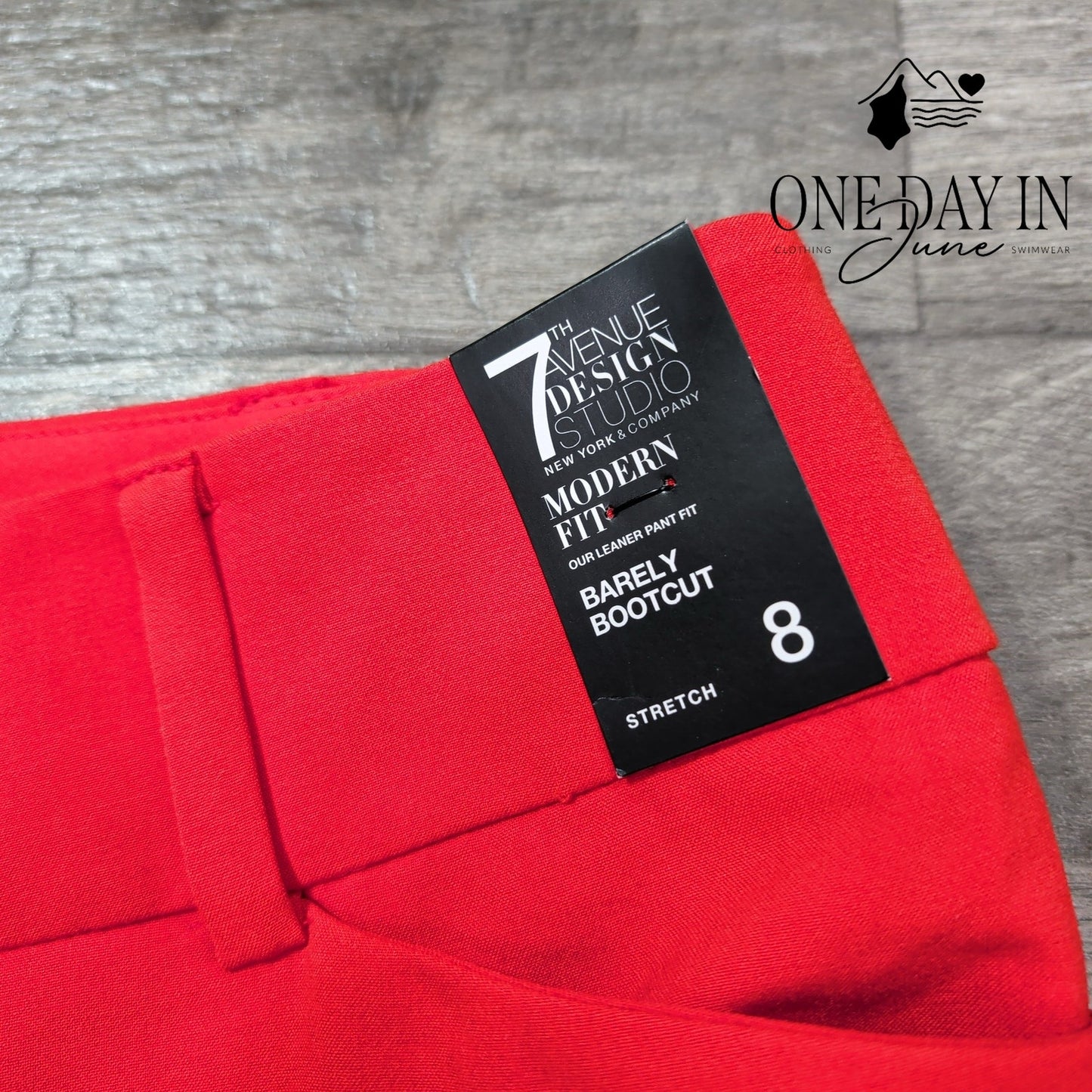 New York & Company 7th Ave Barley Bootcut Pants Size 8
