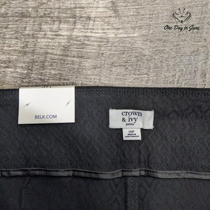 crown & ivy Petite Tech Stretch Pants Size 14P