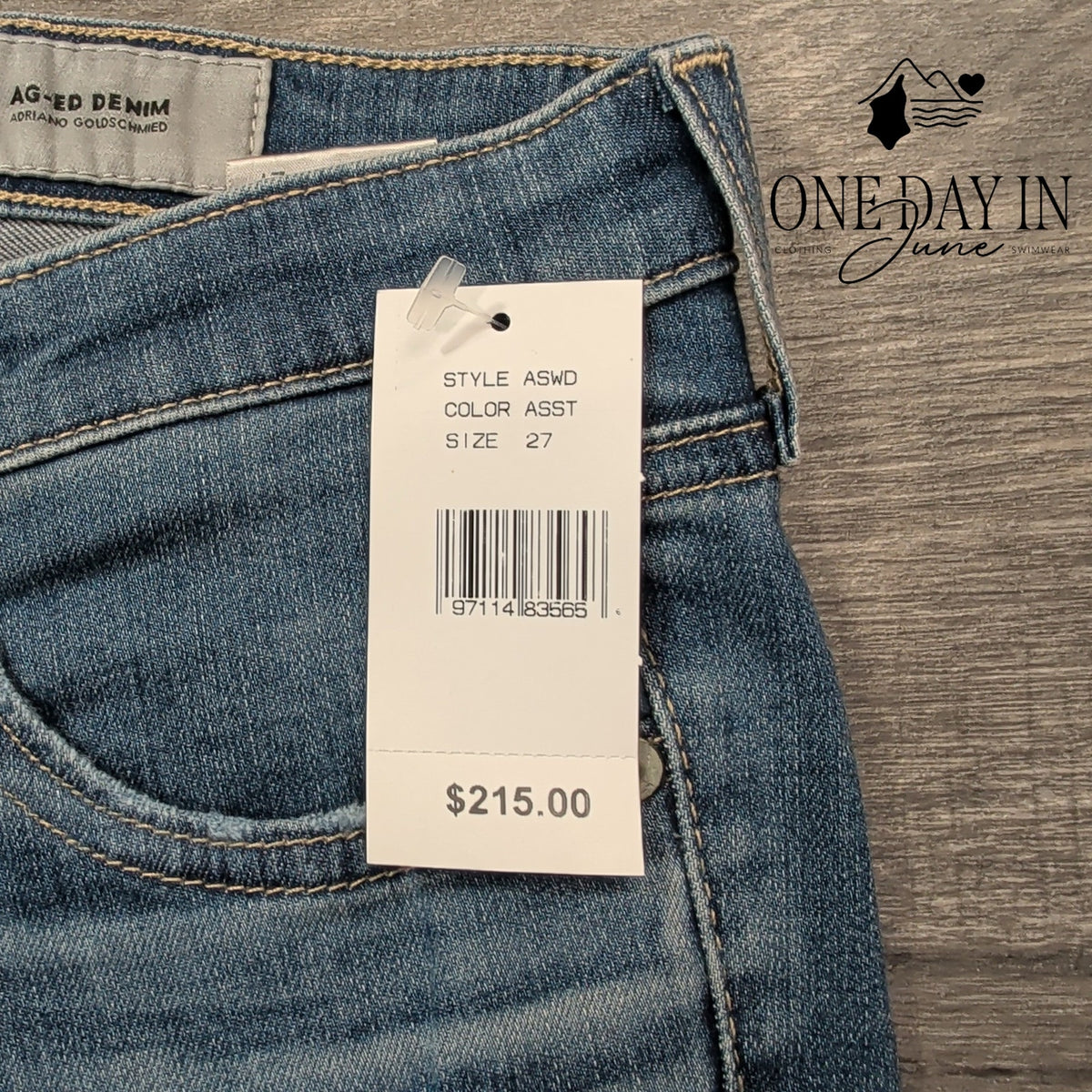 AG Adriano Goldschmied The Legging Ankle Distressed Skinny Jeans NWT Size 4 (27)