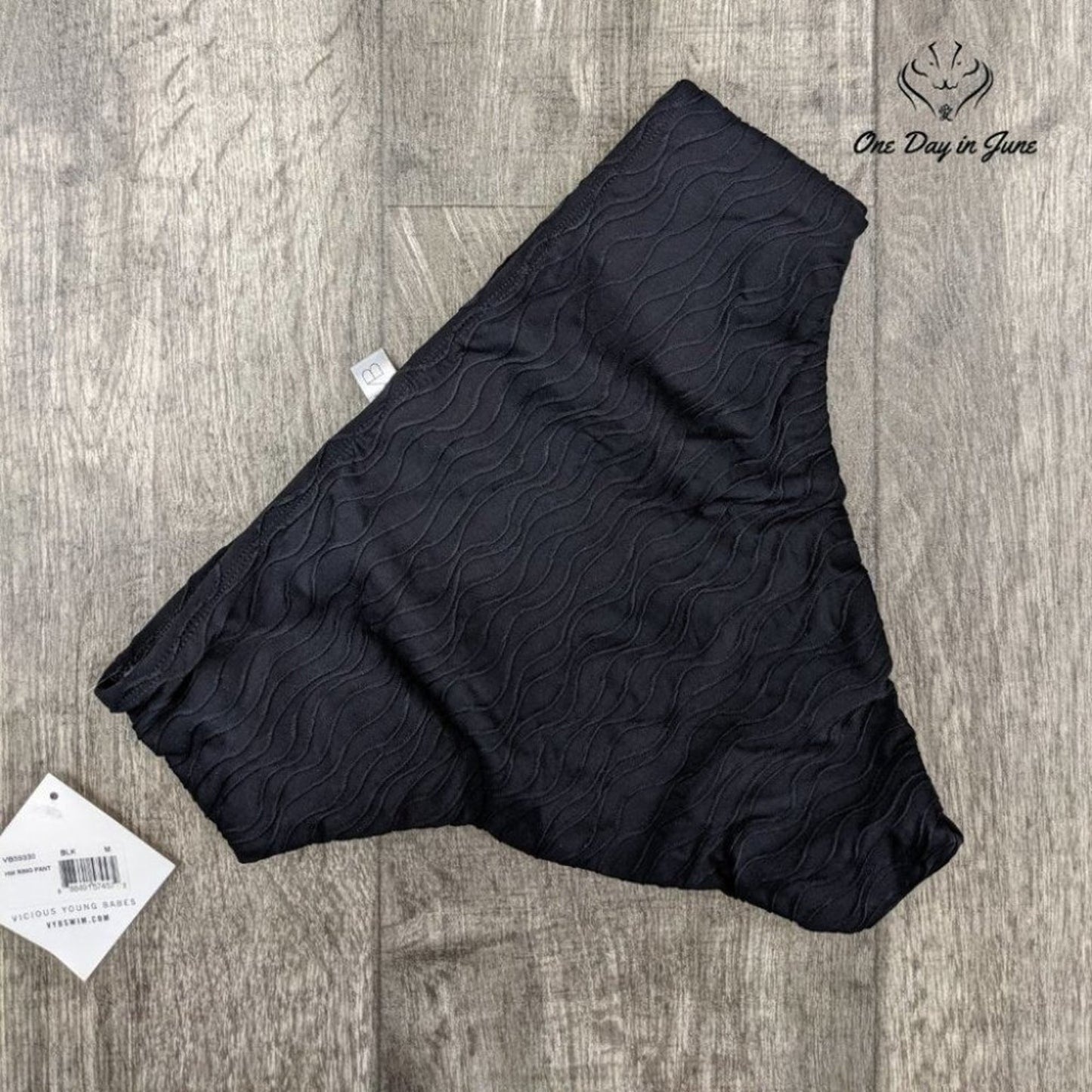 Vicious Young Babes High Wait Bow Tie Bikini Bottom Swimsuit Size M