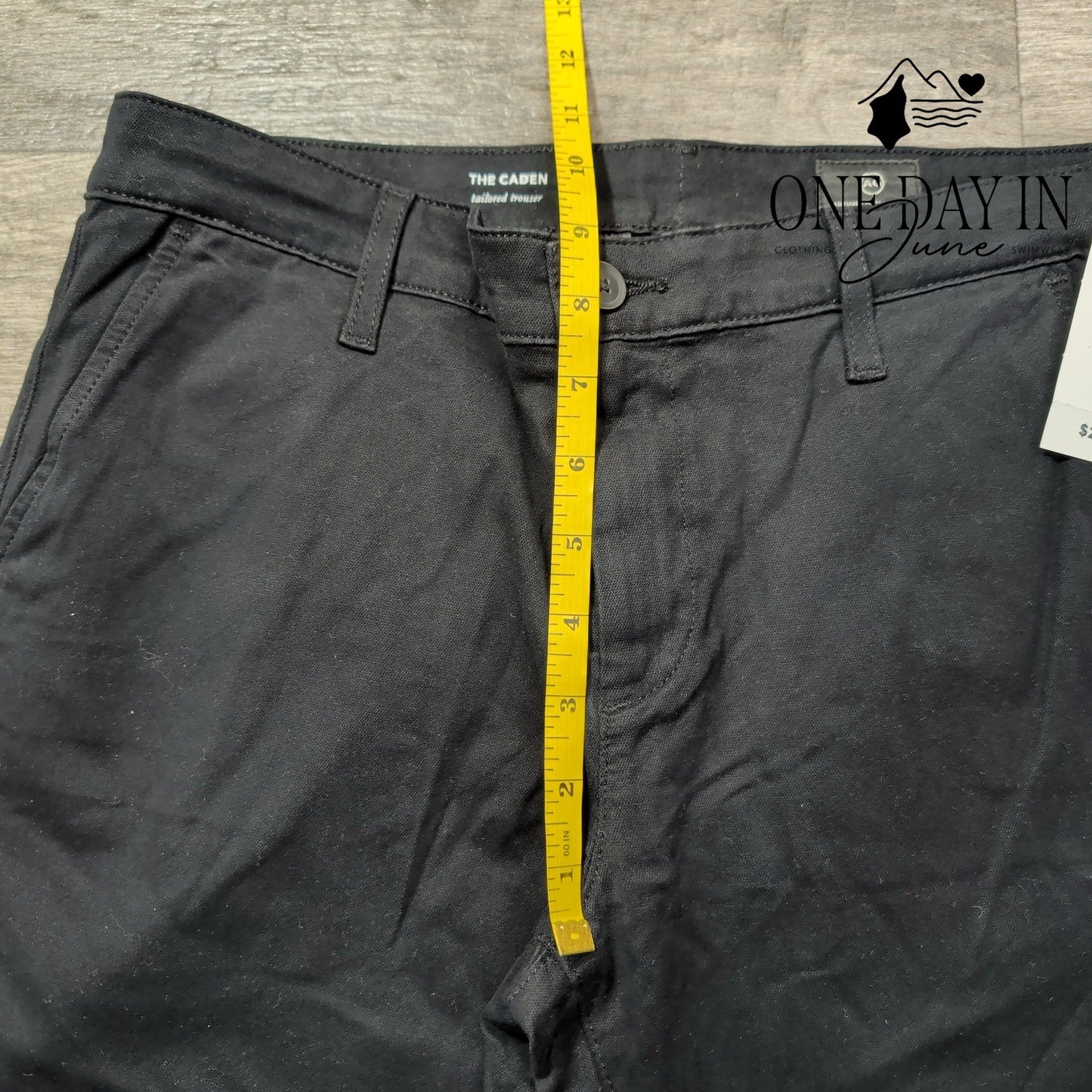 AG Adriano Goldschmied The Caden Tailored Trouser Black NWT $215 Size 4 (27)