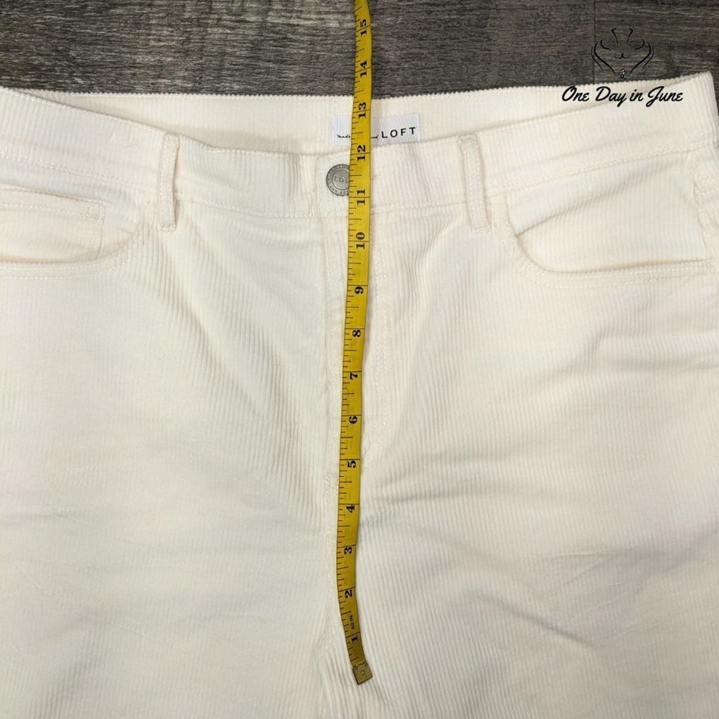 Loft Straight Leg Corduroy Pants Size 14