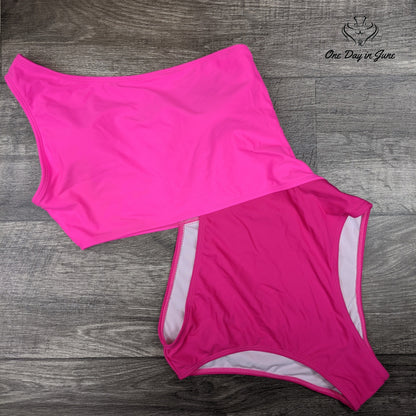 SweatyRocks One Shoulder Cutout One Piece Size M