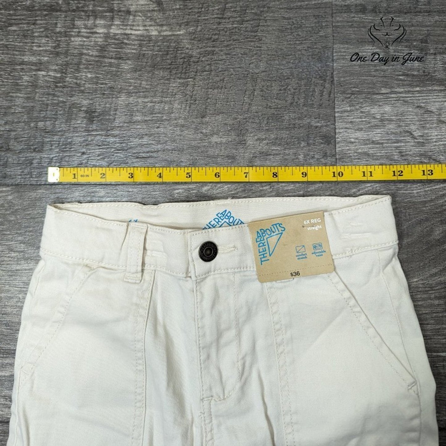 There Abouts Straight Fit Cargo Pants Size 6X