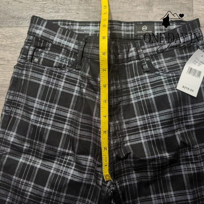 AG Adriano Goldschmied Farrah High Rise Skinny Jeans Plaid NWT Size 2 (26)