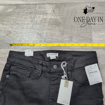Good American Good Legs Skinny Jeans Black NWT MSRP $148 Size 6 (28)